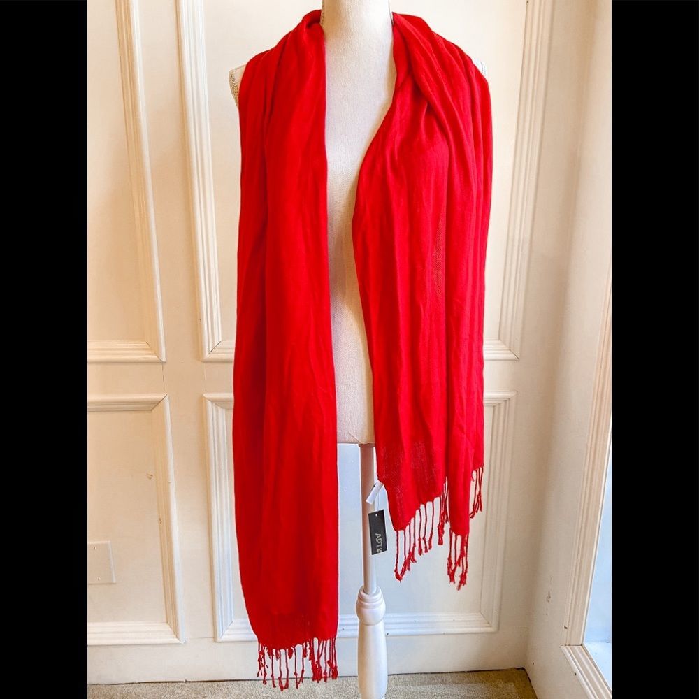 NWT Red Apt 9 Scarf